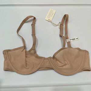 NWT Aerie Smoothez Balconette Mesh Unlined Bra in Sands Size 32B